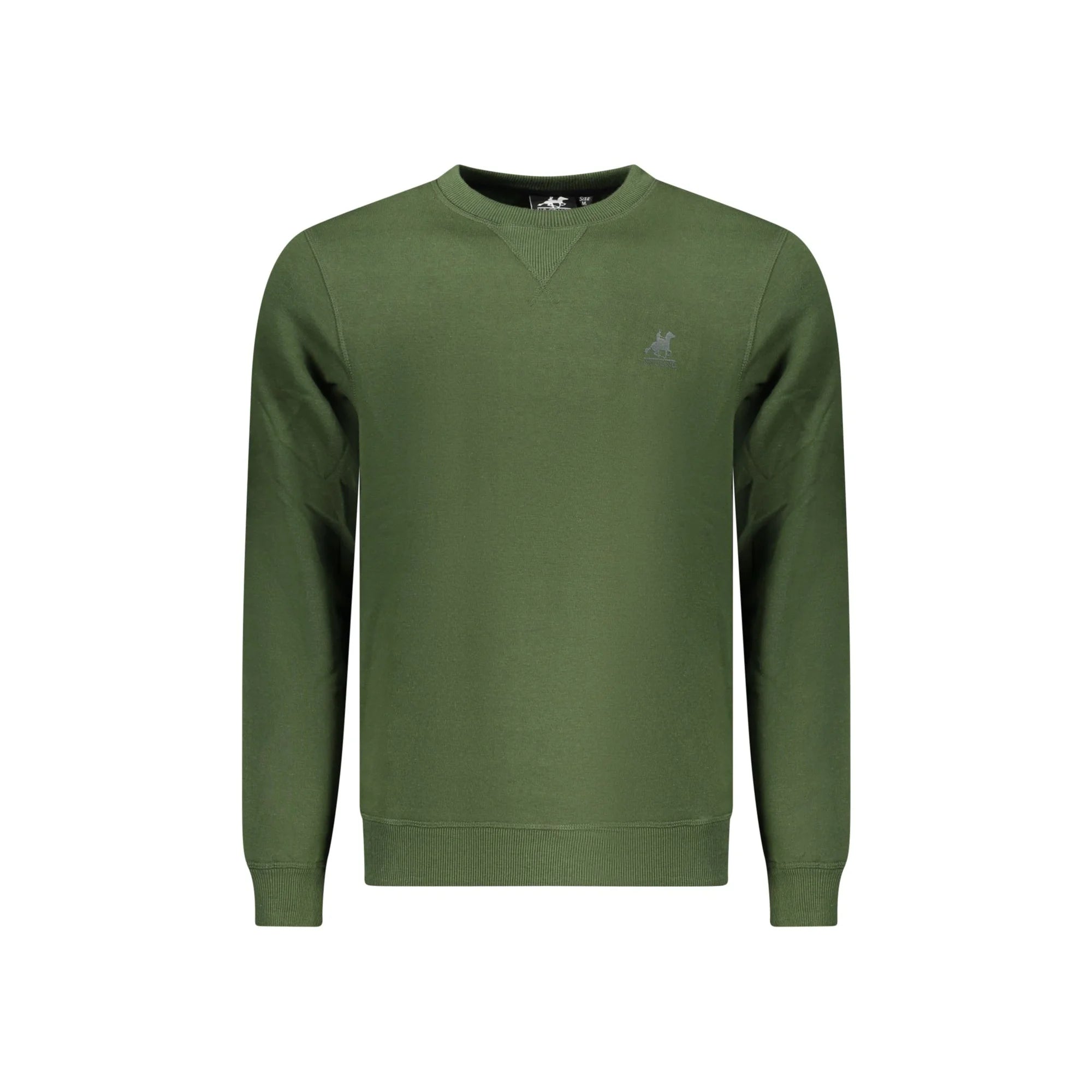 U.S. Grand Felpa Uomo Verde Girocollo Felpata Logo Felpe - foto prodotto